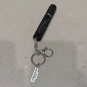 Atomizer Black with Keychain with Silver Accents